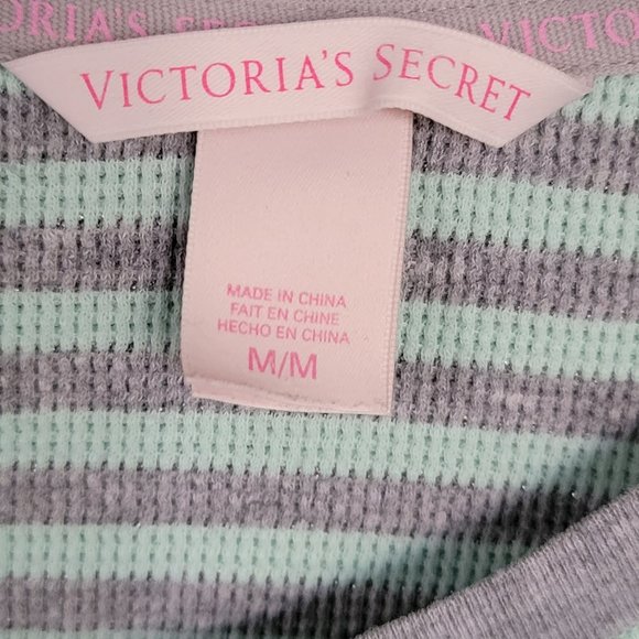 Victoria's Secret Mint Green and Gray Sparkle Size Medium - Picture 2 of 16